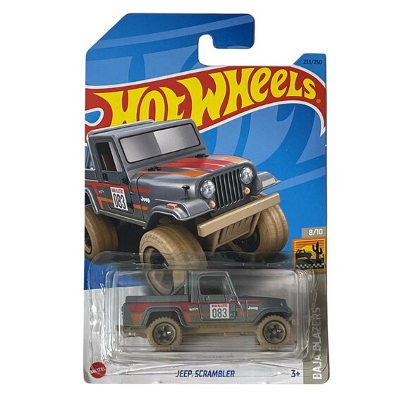 Hot Wheels Jeep Scrambler HW Baja Blazers 2024 233/250 Off-Road Truck - Picture 1 of 7